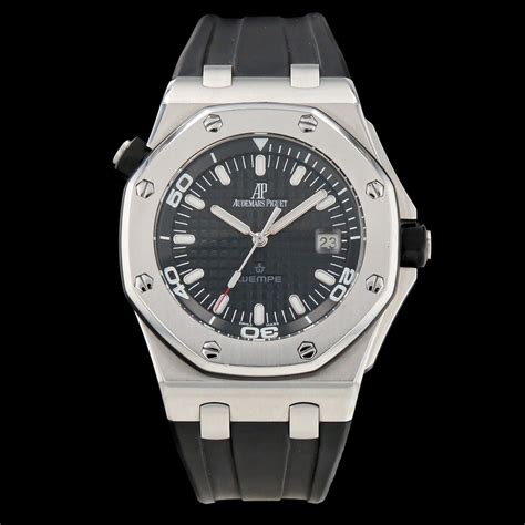 audemars piguet horloge blauwe wijzerplaat|Audemars Piguet Royal Oak Offshore Dual Time Edition 25970ST.